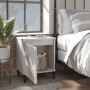 Mesita de noche con patas metal gris hormigón 40x30x50 cm by , Nightstands - Ref: Foro24-805841, Price: 33,96 €, Discount: %