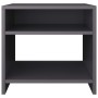 Mesitas de noche 2 uds madera contrachapada gris 40x30x40 cm by , Nightstands - Ref: Foro24-800014, Price: 44,39 €, Discount: %