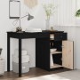 Escritorio de madera maciza de pino negro 100x50x75 cm by , Desks - Ref: Foro24-814633, Price: 121,57 €, Discount: %