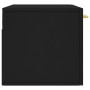 Armario de pared madera de ingeniería negro 80x36,5x35 cm by , Lockers and storage cabinets - Ref: Foro24-830061, Price: 47,7...
