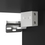 Armario de pared madera de ingeniería negro 80x36,5x35 cm by , Lockers and storage cabinets - Ref: Foro24-830061, Price: 47,7...