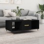 Mesa de centro madera contrachapada negro 102x50x40 cm by , Coffee table - Ref: Foro24-829277, Price: 69,88 €, Discount: %