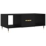 Mesa de centro madera contrachapada negro 102x50x40 cm by , Coffee table - Ref: Foro24-829277, Price: 69,88 €, Discount: %