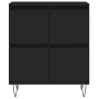 Aparador de madera contrachapada negro 60x35x70 cm by , Sideboards - Ref: Foro24-831213, Price: 67,99 €, Discount: %