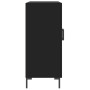 Aparador de madera de ingeniería negro 90x34x80 cm by , Sideboards - Ref: Foro24-828109, Price: 104,87 €, Discount: %