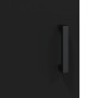 Aparador de madera de ingeniería negro 90x34x80 cm by , Sideboards - Ref: Foro24-828109, Price: 104,87 €, Discount: %