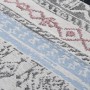 Alfombra de algodón rosa y aguamarina 120x180 cm by , Rugs - Ref: Foro24-340102, Price: 32,48 €, Discount: %