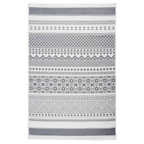 Alfombra de algodón blanca 160x230 cm by , Rugs - Ref: Foro24-340121, Price: 46,67 €, Discount: %