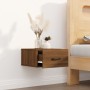 Mesita de noche de pared marrón roble 35x35x20 cm | Foro24.es | Tu tienda online para hogar, jardín y más Foro24.es