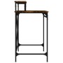 Escritorio de hierro y contrachapada roble ahumado 80x50x90 cm | Foro24.es | Tu tienda online para hogar, jardín y más Foro24.es