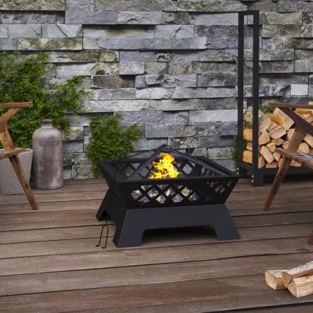 Brasero con atizador acero XXL 50 cm | Foro24.es | Tu tienda online para hogar, jardín y más Foro24.es
