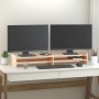 Soporte para monitor madera maciza de pino 100x27x15 cm by , Computer bases and risers - Ref: Foro24-814024, Price: 34,33 €, ...