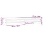 Soporte para monitor madera maciza de pino 100x27x15 cm by , Computer bases and risers - Ref: Foro24-814024, Price: 34,33 €, ...