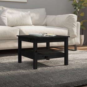 Mesa de centro de madera maciza de pino negro 55x55x40 cm von , Couchtisch - Ref: Foro24-814273, Preis: 64,89 €, Rabatt: -5%%