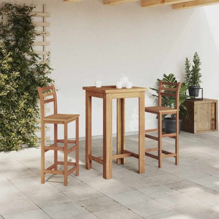 Mesa de bar de madera de acacia maciza 60x60x105 cm by , Kitchen and dining tables - Ref: Foro24-246663, Price: 165,56 €, Dis...