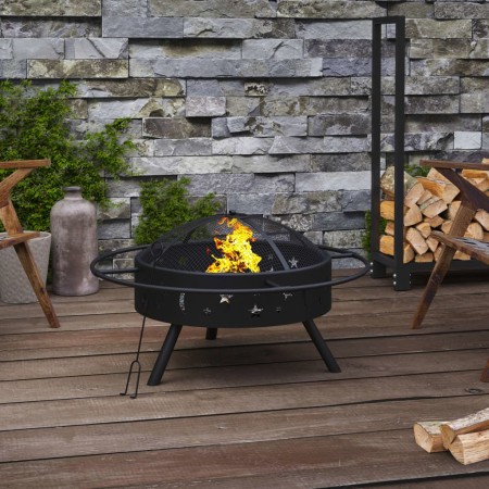 Brasero con atizador acero XXL 70 cm von , Kamine - Ref: Foro24-360064, Preis: 126,31 €, Rabatt: %