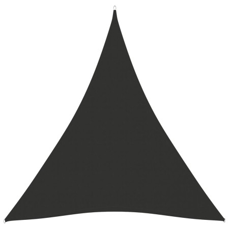 Toldo de vela triangular tela Oxford gris antracita 5x7x7 m von , Sonnenschirme - Ref: Foro24-135127, Preis: 51,92 €, Rabatt: %