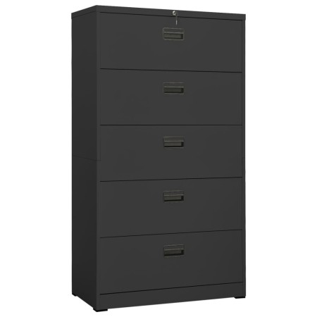 Armario archivador de acero gris antracita 90x46x164 cm | Foro24.es | Tu tienda online para hogar, jardín y más Foro24.es