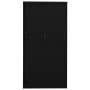 Armario de oficina con puerta corredera acero negro 90x40x180cm von , Schließfächer und Lagerschränke - Ref: Foro24-335960, P...