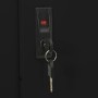Armario de oficina con puerta corredera acero negro 90x40x180cm von , Schließfächer und Lagerschränke - Ref: Foro24-335960, P...