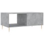 Mesa de centro madera contrachapada gris hormigón 90x50x40 cm by , Coffee table - Ref: Foro24-829200, Price: 47,32 €, Discoun...
