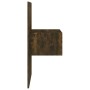 Mesita de noche de pared 2 unidades color roble ahumado by , Nightstands - Ref: Foro24-816953, Price: 65,95 €, Discount: %