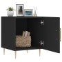 Mesita de noche madera de ingeniería negro 40x40x50 cm by , Nightstands - Ref: Foro24-827534, Price: 40,52 €, Discount: %