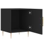 Mesita de noche madera de ingeniería negro 40x40x50 cm by , Nightstands - Ref: Foro24-827534, Price: 40,52 €, Discount: %