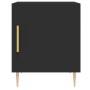 Mesita de noche madera de ingeniería negro 40x40x50 cm by , Nightstands - Ref: Foro24-827534, Price: 40,52 €, Discount: %