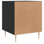Mesita de noche madera de ingeniería negro 40x40x50 cm by , Nightstands - Ref: Foro24-827534, Price: 40,52 €, Discount: %