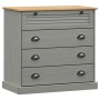 Cómoda VIGO madera maciza pino gris 80x40x76 cm by , Drawers - Ref: Foro24-353162, Price: 166,13 €, Discount: %