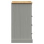 Cómoda VIGO madera maciza pino gris 80x40x76 cm by , Drawers - Ref: Foro24-353162, Price: 166,13 €, Discount: %