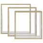 Estantes cubo de pared 3 unidades blanco y roble Sonoma by , Shelves and shelves - Ref: Foro24-326720, Price: 32,22 €, Discou...