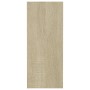 Estantes cubo de pared 3 unidades blanco y roble Sonoma by , Shelves and shelves - Ref: Foro24-326720, Price: 32,22 €, Discou...