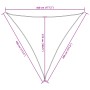 Toldo de vela triangular tela Oxford terracota 4,5x4,5x4,5 m von , Sonnenschirme - Ref: Foro24-135398, Preis: 32,84 €, Rabatt: %