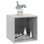 Mueble de TV 4uds madera contrachapada gris hormigón 37x35x37cm de , Muebles TV - Ref: Foro24-805512, Precio: 59,12 €, Descue...
