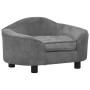 Sofá para perros felpa gris 67x47x36 cm by , Beds for dogs - Ref: Foro24-171084, Price: 106,33 €, Discount: %