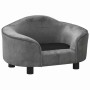 Sofá para perros felpa gris 67x47x36 cm by , Beds for dogs - Ref: Foro24-171084, Price: 106,33 €, Discount: %
