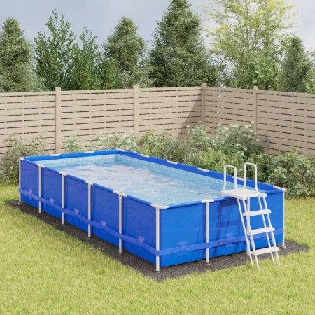 Tapiz de suelo piscina geotextil poliéster gris claro 750x370cm by , Pool covers - Ref: Foro24-94236, Price: 55,32 €, Discoun...