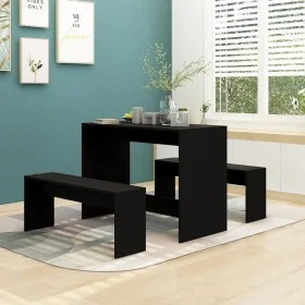 Badmöbel Set 3 Stück schwarzes Holzwerkstoff von vidaXL, Möbelsets für Küchen und Esszimmer - Ref: Foro24-809477, Preis: 96,5...