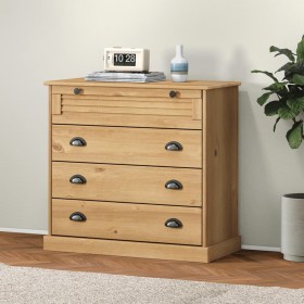 Cómoda VIGO madera maciza pino 80x40x76 cm de , Cajoneras - Ref: Foro24-353160, Precio: 171,75 €, Descuento: %