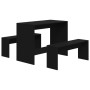 Badmöbel Set 3 Stück schwarzes Holzwerkstoff von vidaXL, Möbelsets für Küchen und Esszimmer - Ref: Foro24-809477, Preis: 97,7...