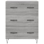 Aparador de madera de ingeniería gris Sonoma 69,5x34x90 cm by , Sideboards - Ref: Foro24-827850, Price: 70,03 €, Discount: %