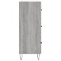 Aparador de madera de ingeniería gris Sonoma 69,5x34x90 cm by , Sideboards - Ref: Foro24-827850, Price: 70,03 €, Discount: %
