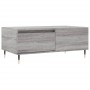 Mesa de centro madera contrachapada gris Sonoma 90x50x36,5 cm by , Coffee table - Ref: Foro24-830802, Price: 52,48 €, Discoun...