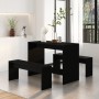 Badmöbel Set 3 Stück schwarzes Holzwerkstoff von vidaXL, Möbelsets für Küchen und Esszimmer - Ref: Foro24-809477, Preis: 97,7...