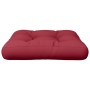 Cojín para muebles de palets tela rojo tinto 60x60x12 cm by , Cushions for chairs and sofas - Ref: Foro24-40973, Price: 18,69...