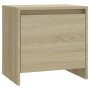 Mesita de noche madera ingeniería roble Sonoma 45x34,5x44,5 cm de , Mesitas de noche - Ref: Foro24-809869, Precio: 37,09 €, D...