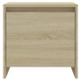 Mesita de noche madera ingeniería roble Sonoma 45x34,5x44,5 cm de , Mesitas de noche - Ref: Foro24-809869, Precio: 37,09 €, D...