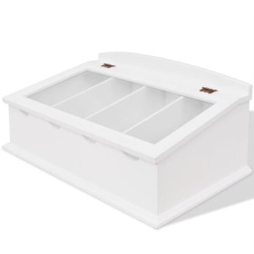 Cubertero estilo barroco MDF blanco von , Besteck- und Utensilienkästen - Ref: Foro24-242645, Preis: 71,03 €, Rabatt: %